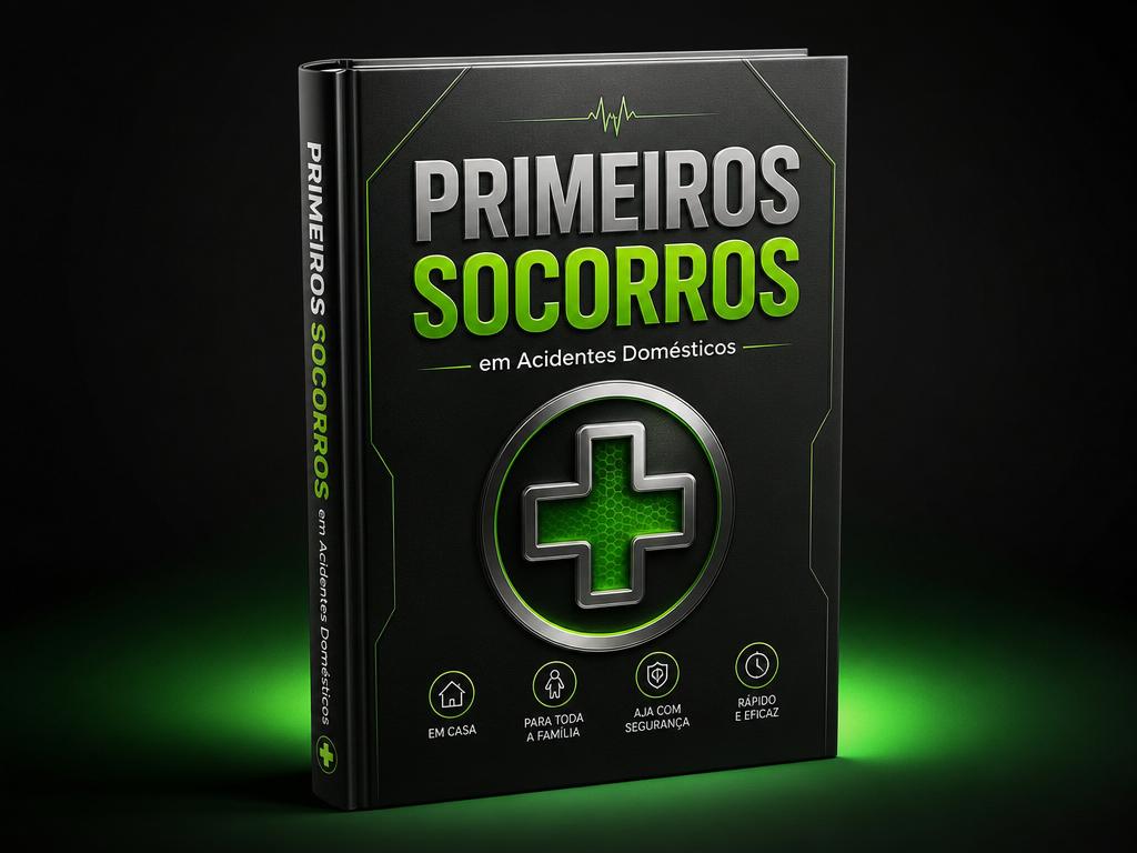 Capa do e-book Primeiros Socorros em Acidentes Domésticos